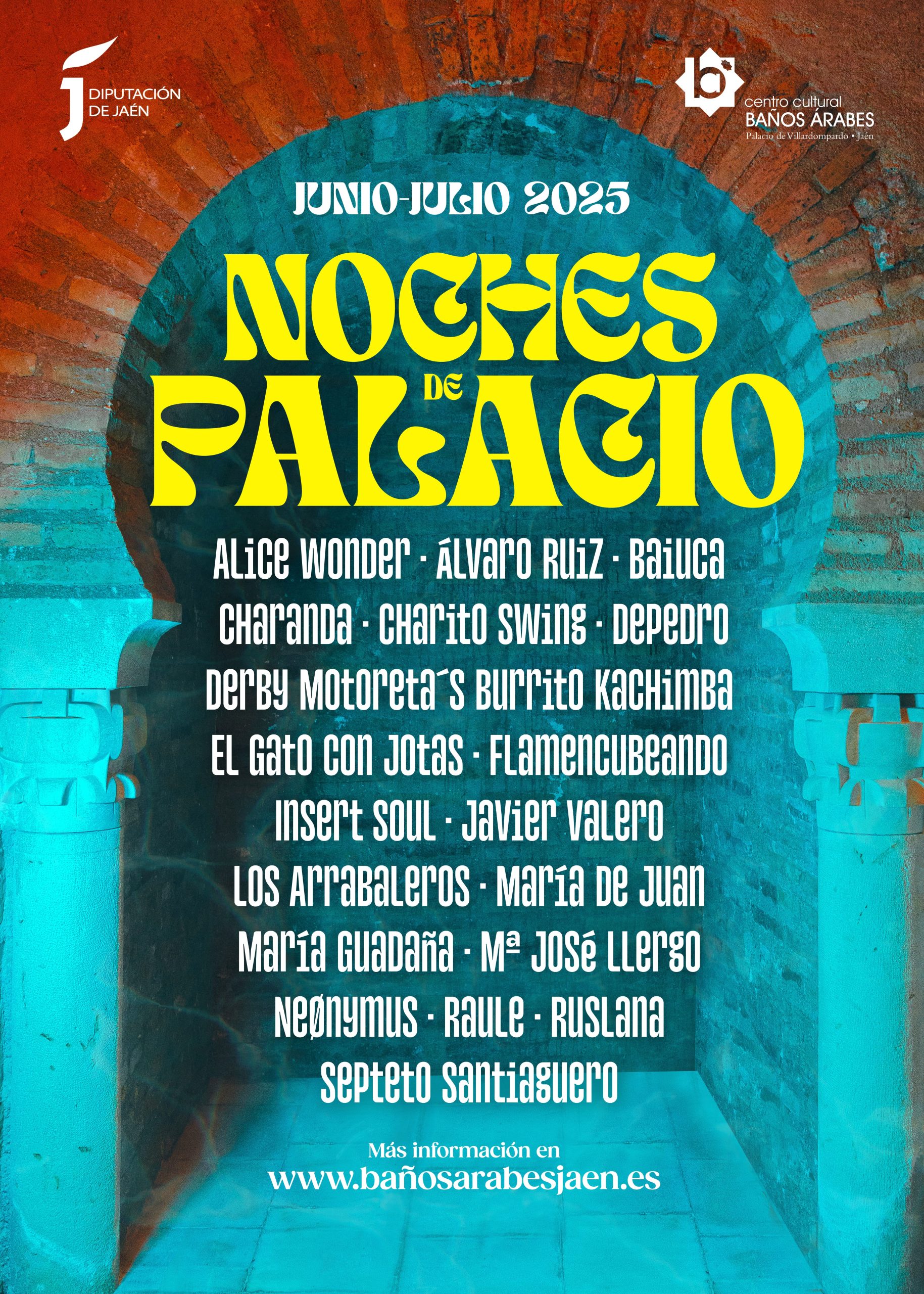 CARTEL PROGRAMACIÓN NOCHES DE PALACIO 2025