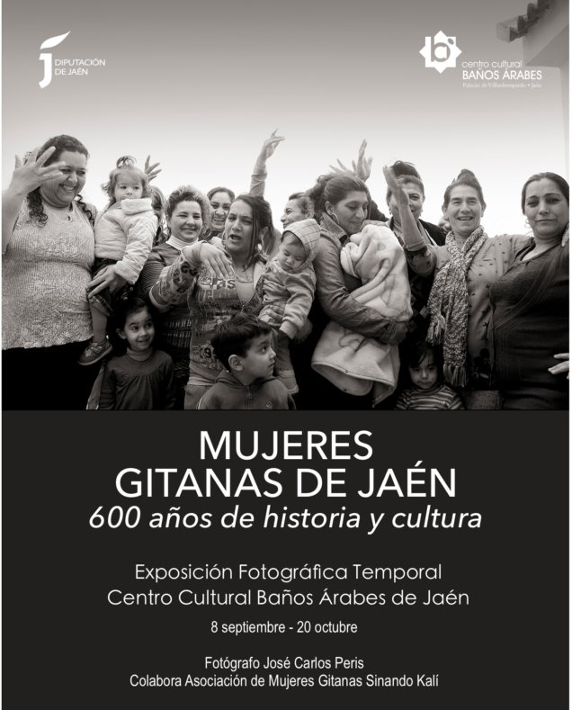 Cartel exposición Mujeres Gitanas, 600 años de historia y cultura. 8 septiembre al 20 octubre